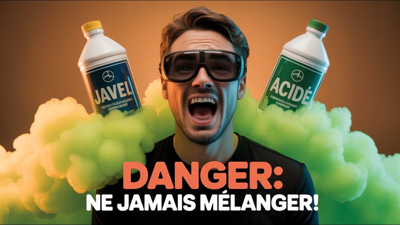 Acide chlorhydrique vs Eau de Javel : quelles différences et DANGER MORTEL? ⚠️ #ChimieMaison