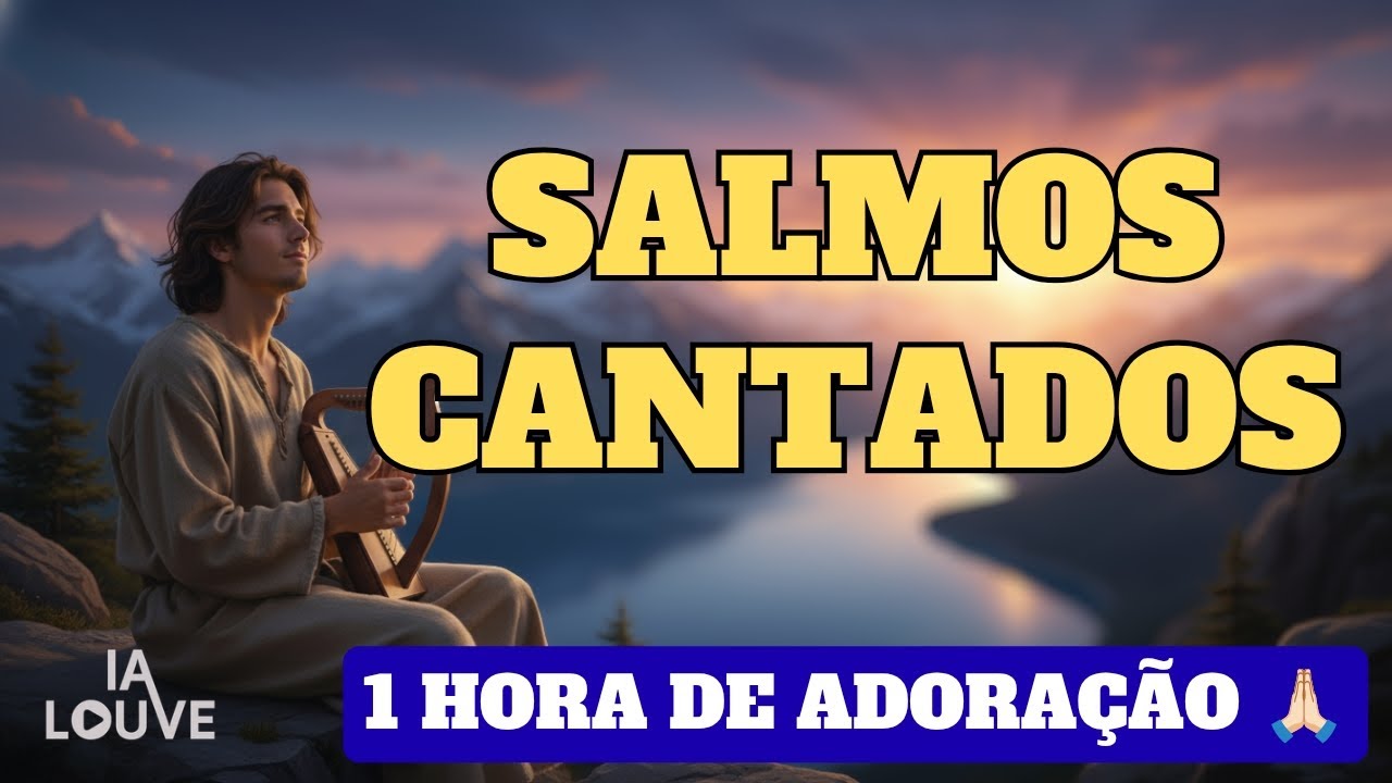 1 Hora de Adoração em Salmos Cantados 106-120 🎵- Louvores que Acalmam a Alma 