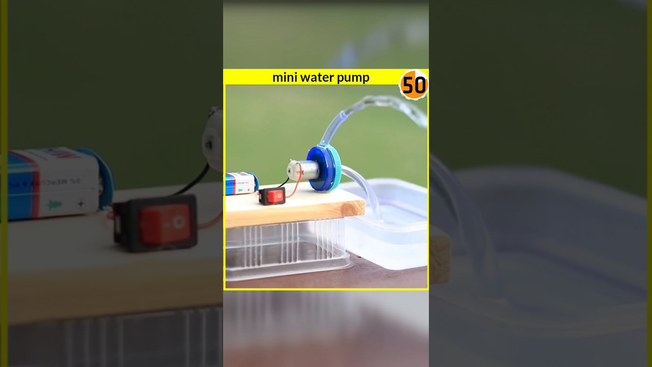 Mini water pump at home