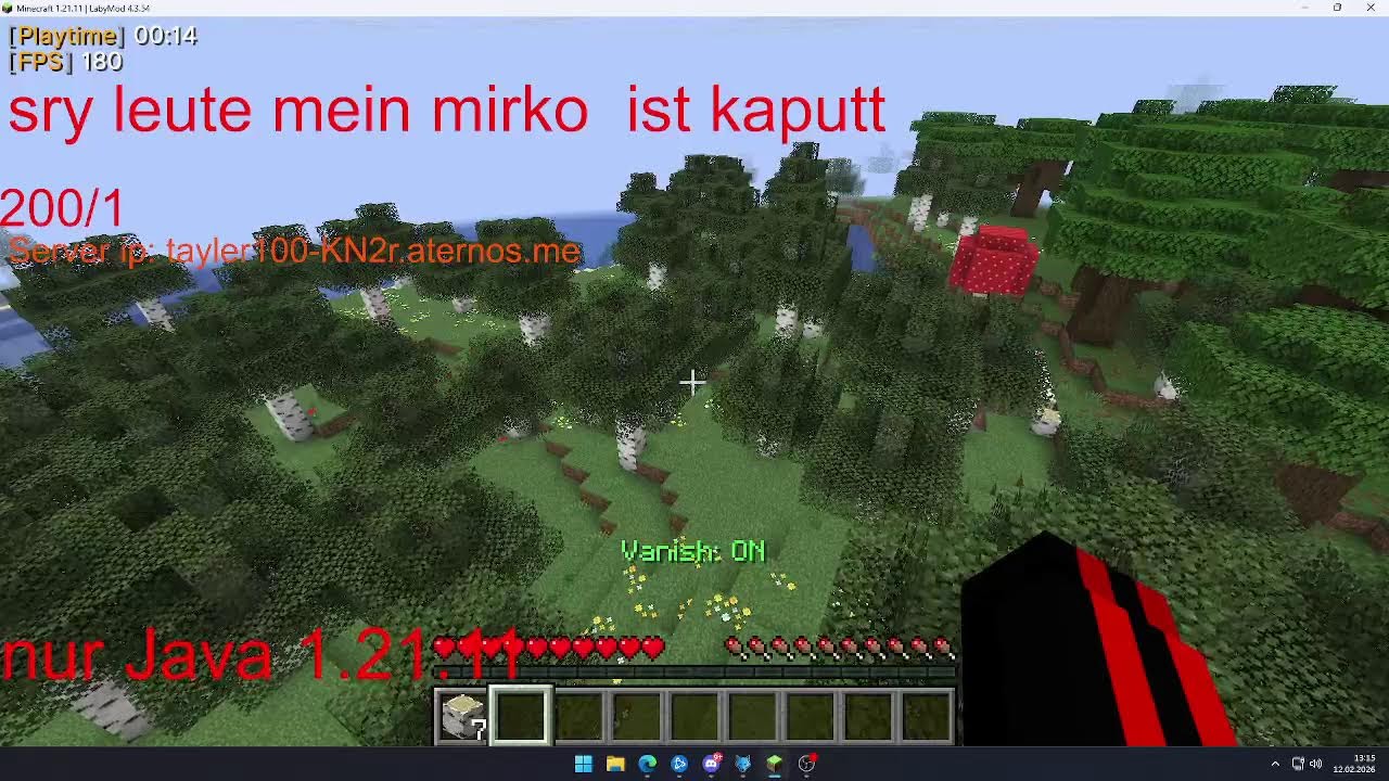 Auf EssenMc als owner unterwegs