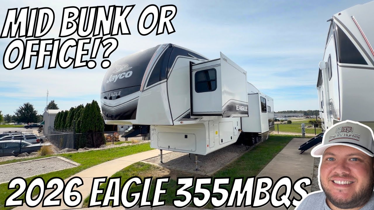 Дом на колесах с двумя спальными местами или офисный автодом!? 2026 Eagle 355MBQS | Семейный или ...
