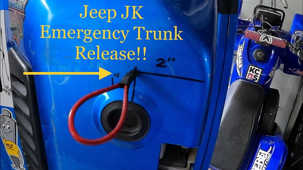Jeep JK emergency trunk release!!!