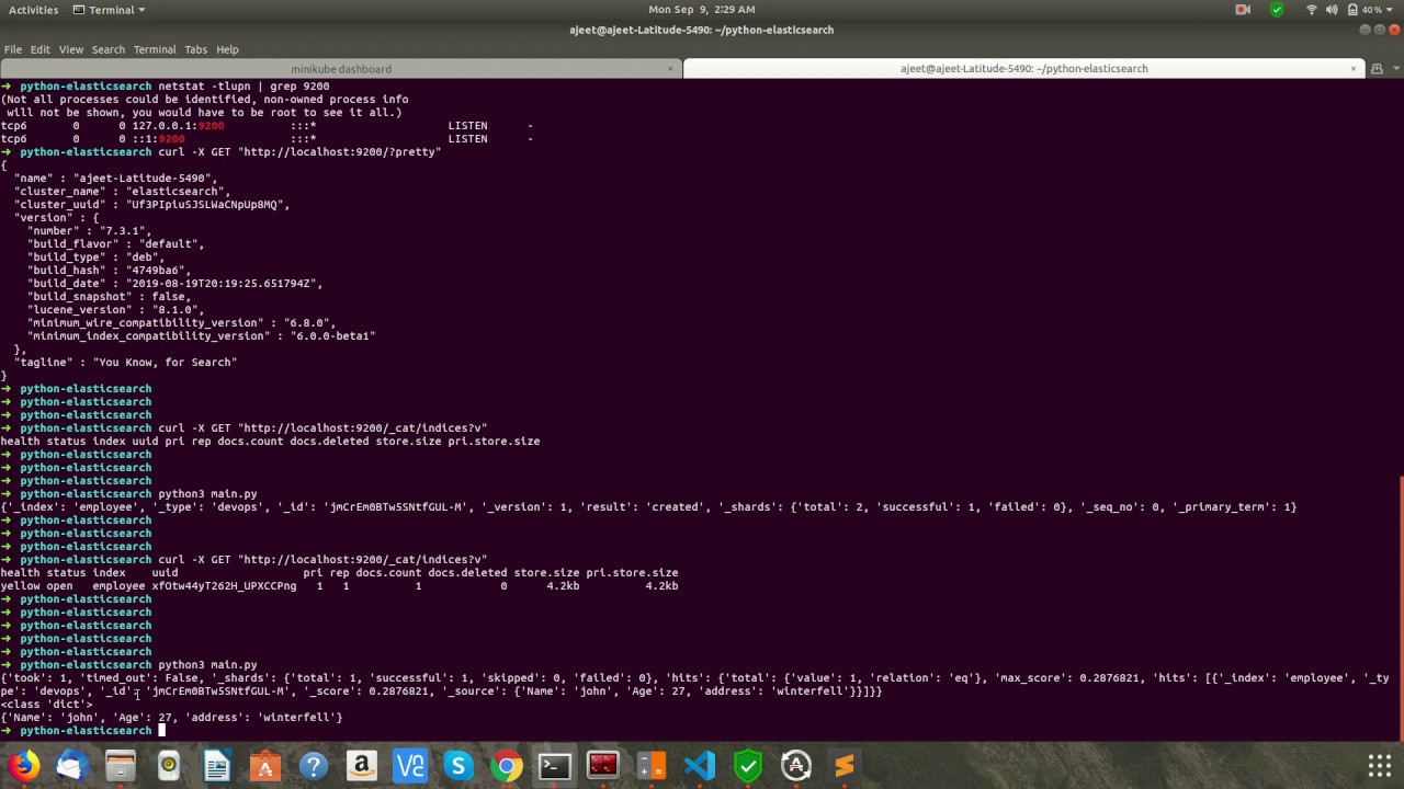 Python Elasticsearch Connectivity | How To Connect To Elasticsearch Database Using Python3