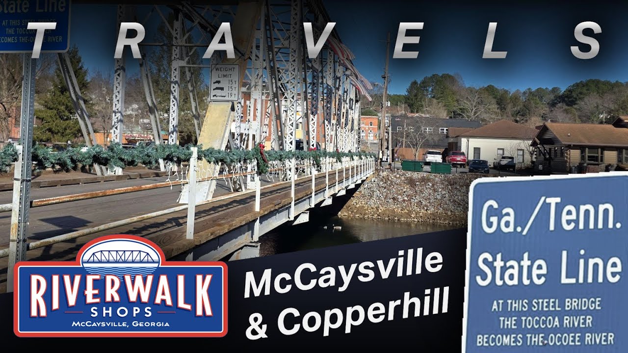 Riverwalk Shops ft. Tour & History of McCaysville GA & Copperhill TN | TheMallFox Travels
