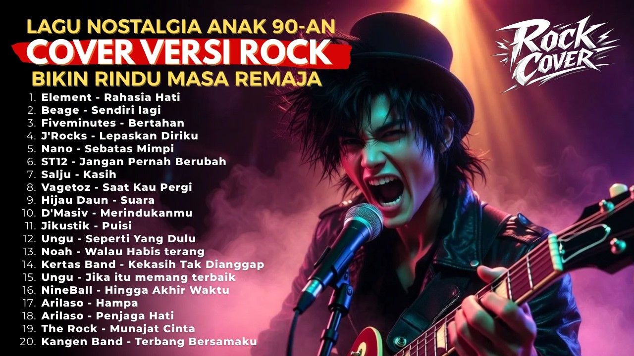 Lagu 2000an Cover Rock Indonesia 2026 | Nostalgia Generasi 90an, Balik Masa Remaja!