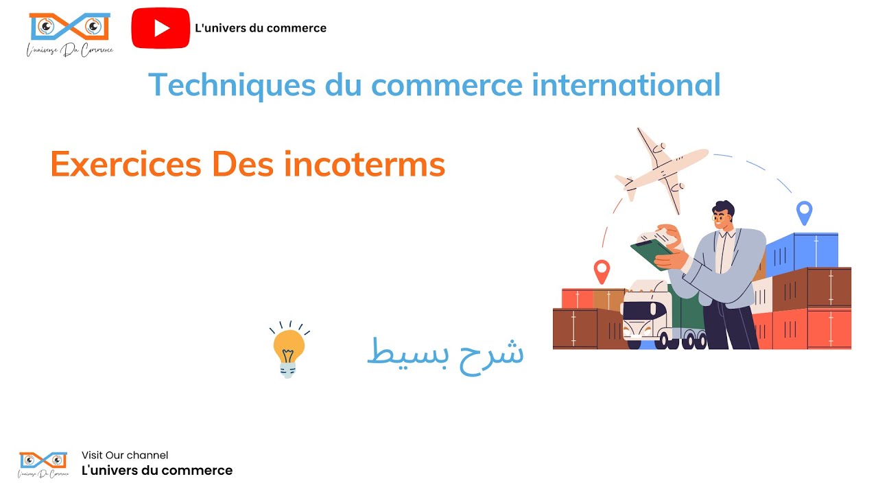 Exercices corrigés Incoterms 2020