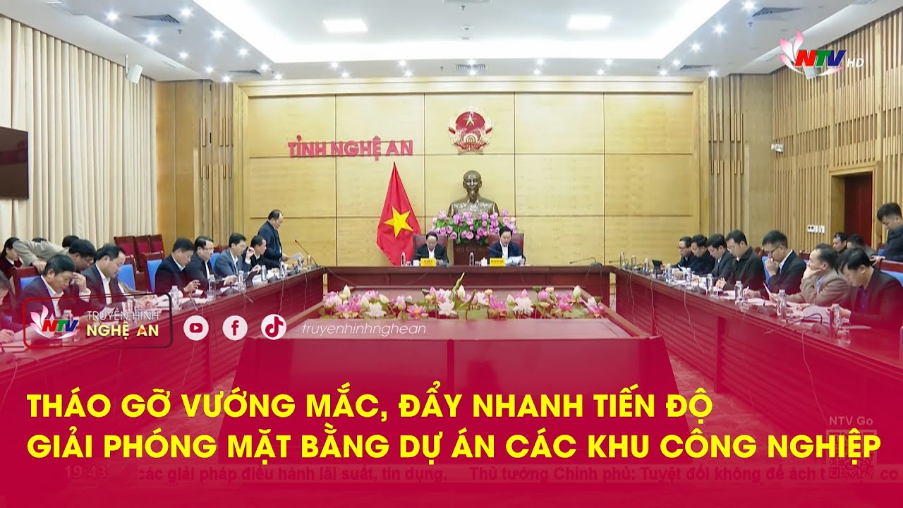 Tháo gỡ vướng mắc, đẩy nhanh tiến độ giải phóng mặt bằng dự án các Khu công nghiệp