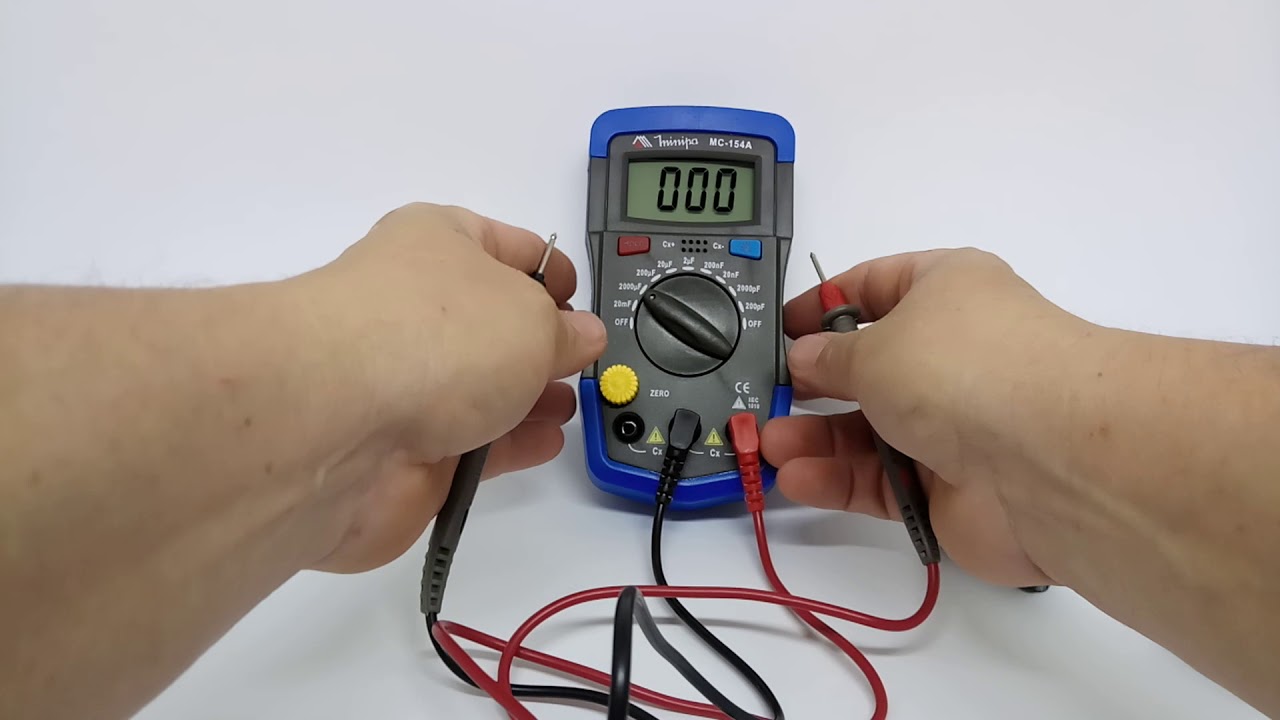 Esclarecendo dúvida sobre o capacímetro MC-154A Minipa