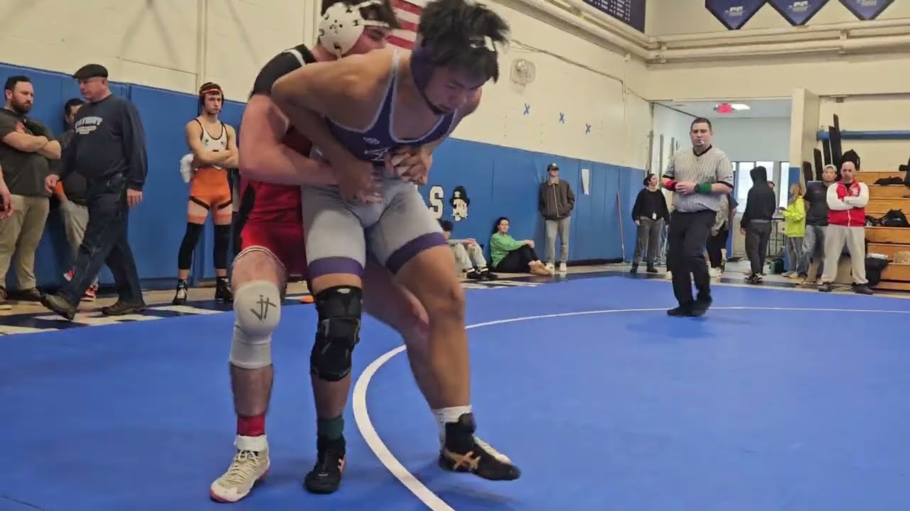 Aiden's Quarter-Finals match vs. Tappan Zee H.S. wrestler at Michael O' Connell Tournament 
