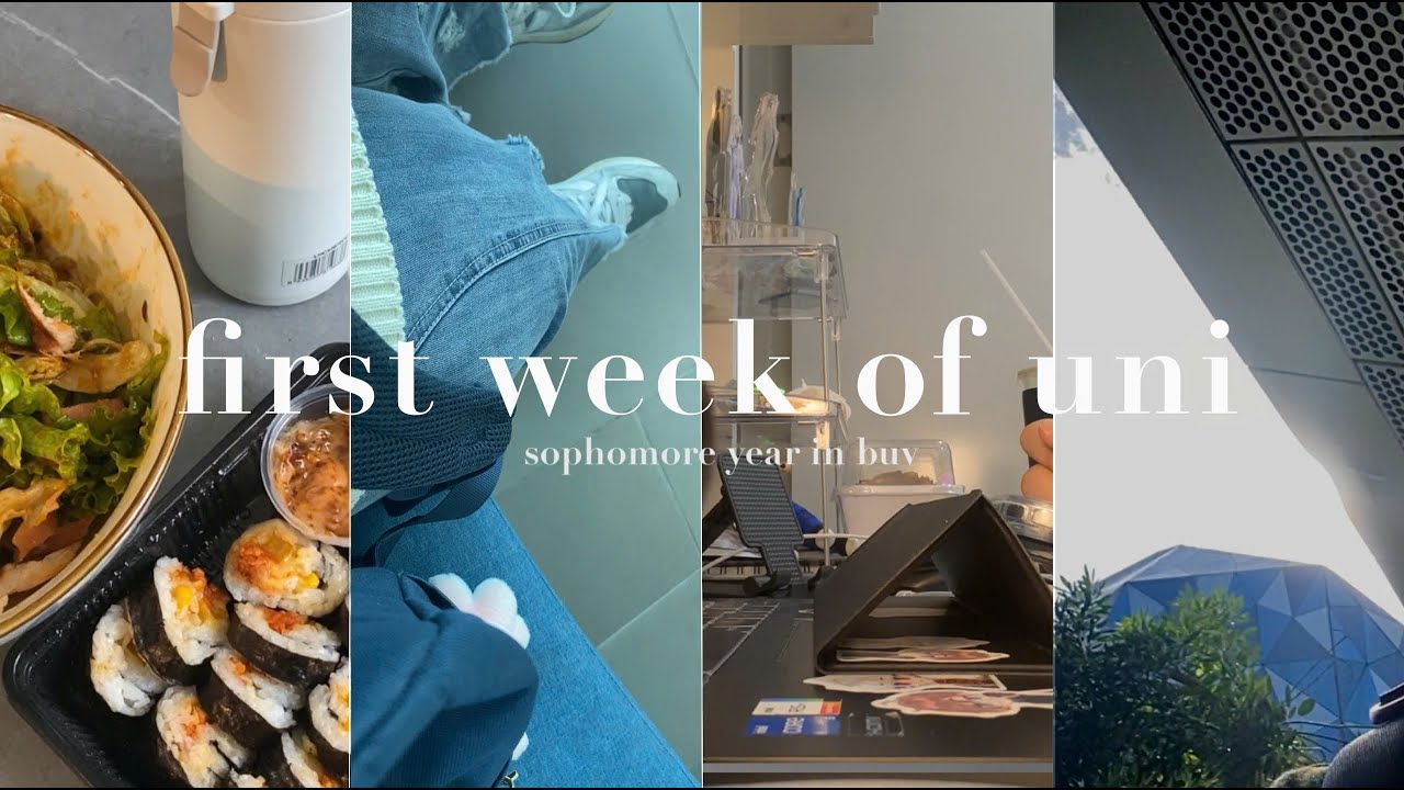 first week of uni vlog 💃 năm 2 illustration, cày bài, and a terrible sleep schedule (help)