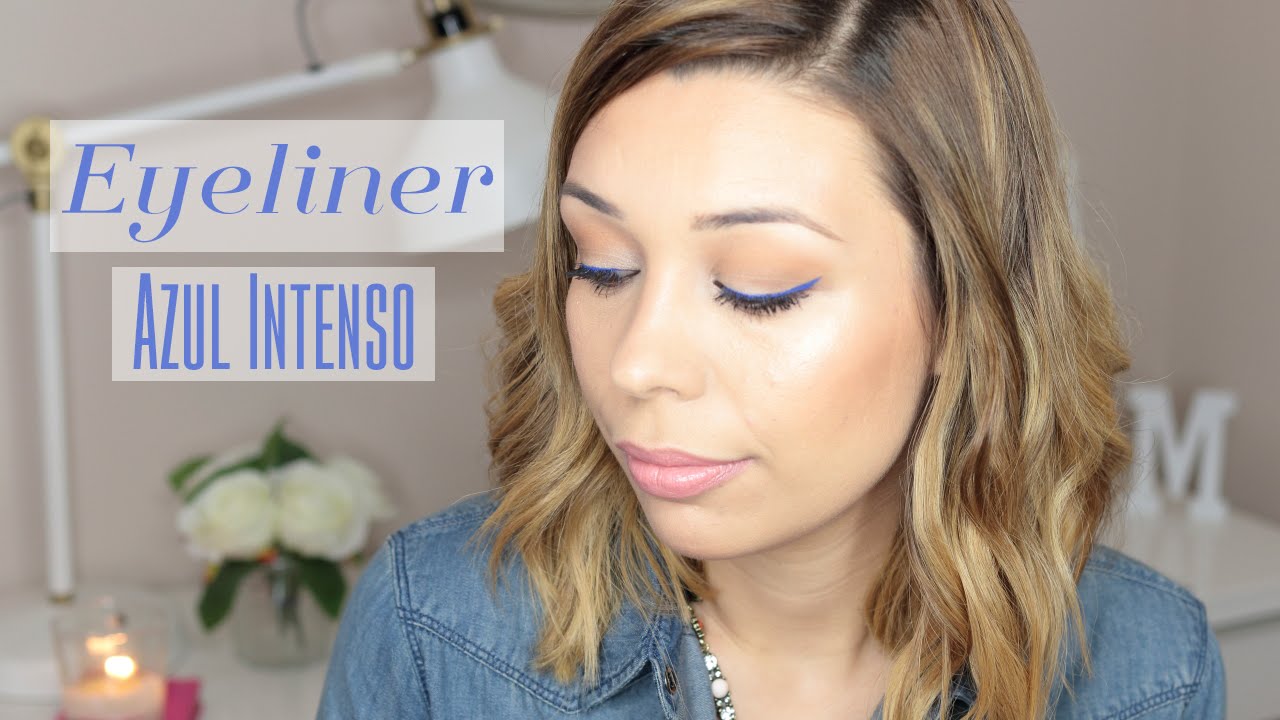 Maquillaje de Primavera | Eyeliner Azul Intenso