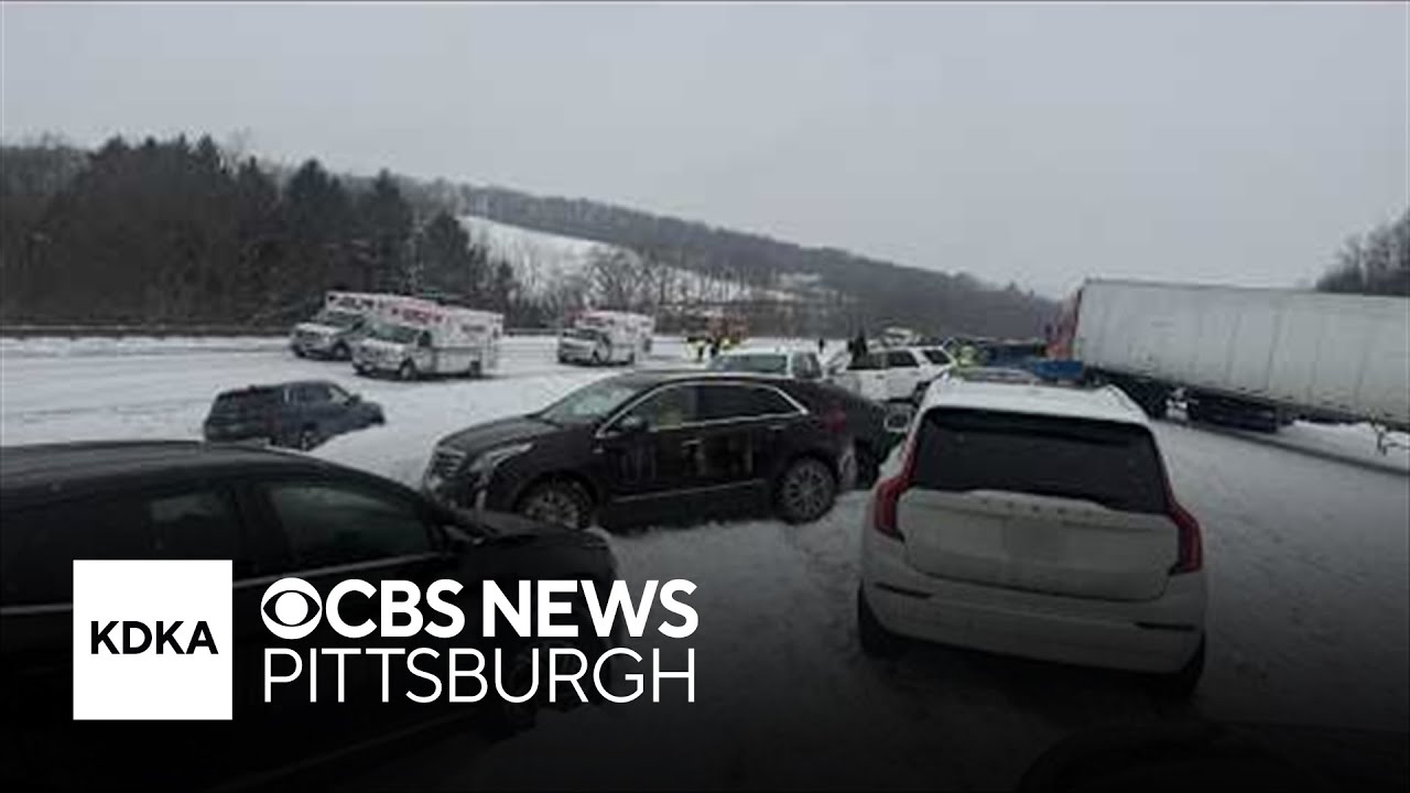 Live look at the multi-vehicle pile-up on Interstate 79