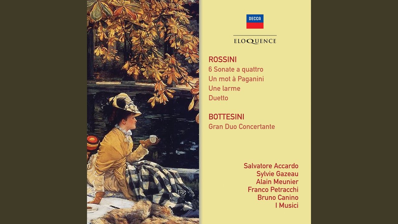 Rossini: Une larme for Double-Bass and Piano