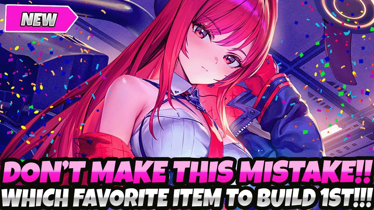 *DON'T MAKE THESE BIG MISTAKES!* THE BEST FAVORITE ITEMS U NEED TO BUILD 1ST (Nikke Goddess Victory