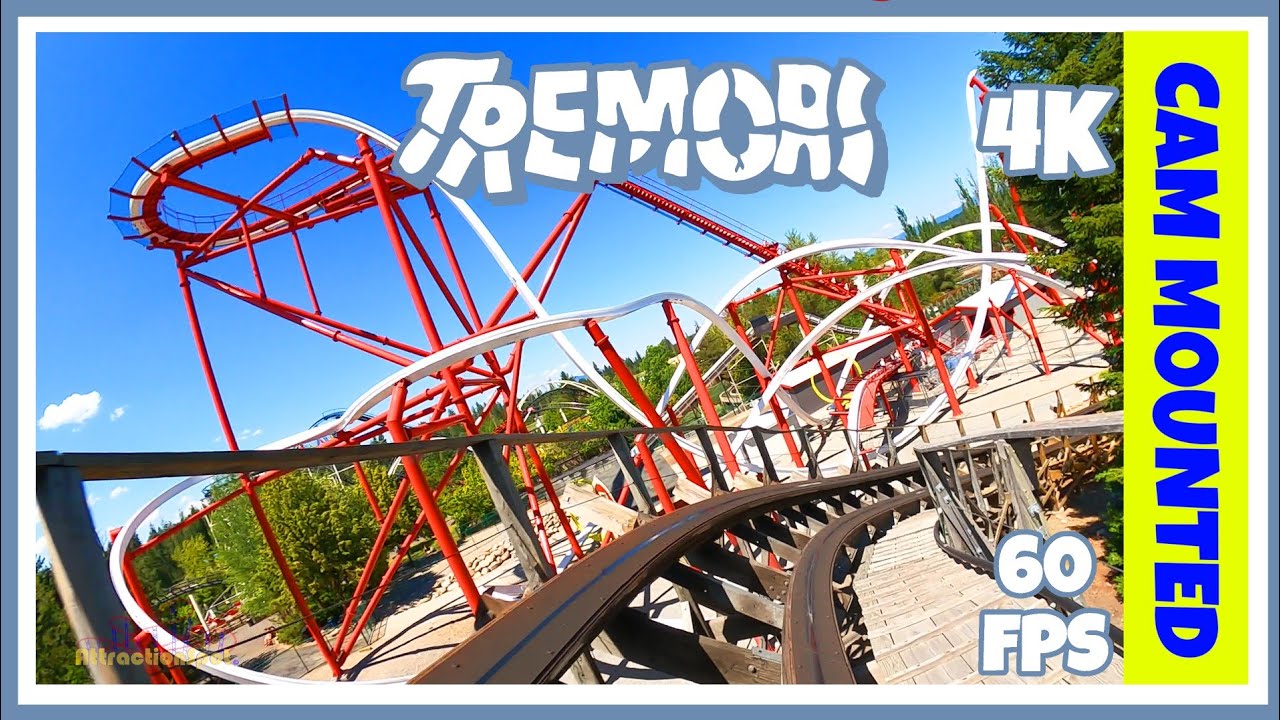 Tremors Cam Mounted 60 FPS (4K POV) Silverwood Theme Park