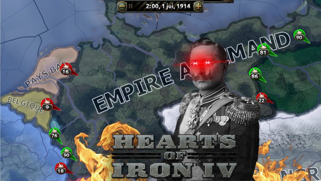 DOMINER l'EUROPE avec l'ALLEMAGNE pendant la PREMIERE GUERRE MONDIALE ! Hoi4 - TGW Germany