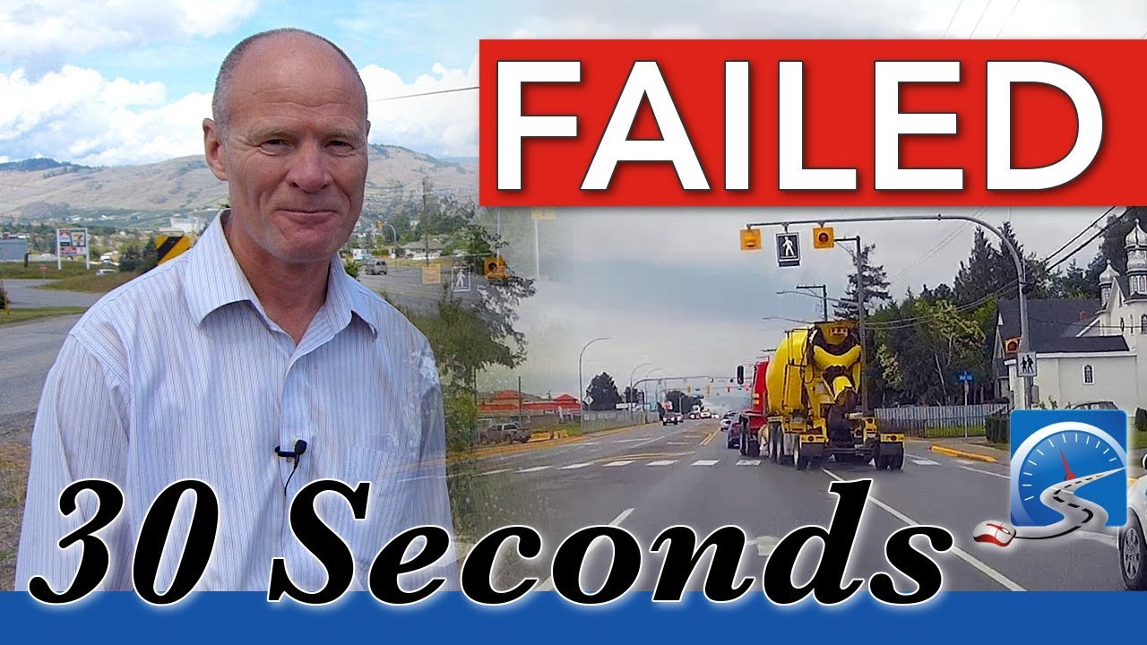 How to Fail Your Driver's Test - 30 Seconds