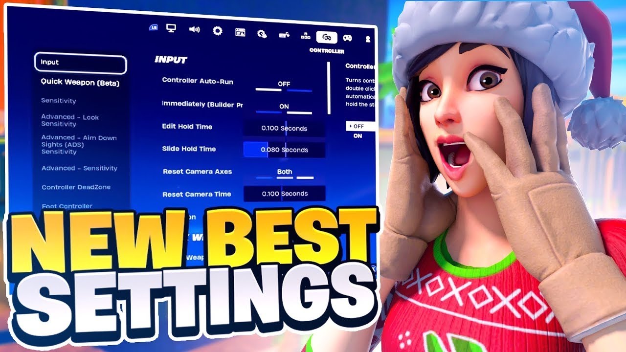 *UPDATED* BEST Controller Settings For FAST Edits + AIMBOT! (PS4/PS5/XBOX/PC)