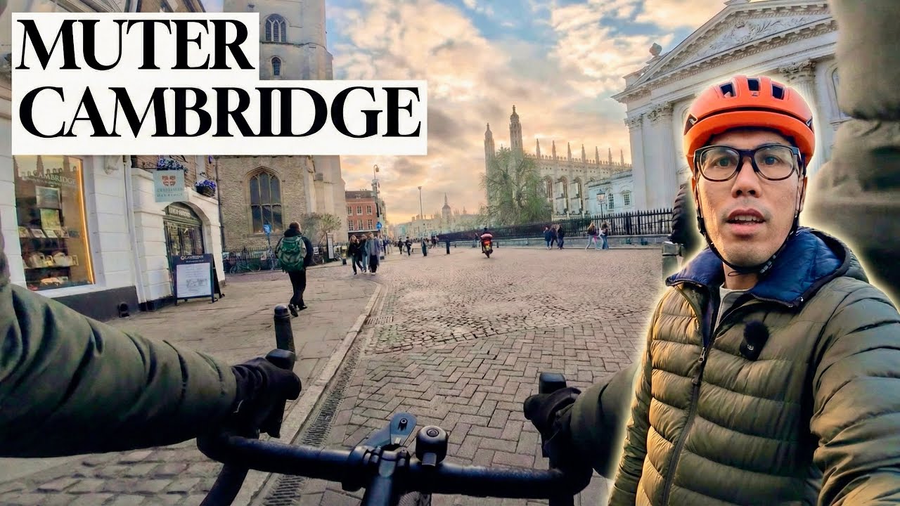GOWES MUSIM DINGIN Keliling CAMBRIDGE ❄️ | Pakai SPECIALIZED DIVERGE di INGGRIS 🇬🇧