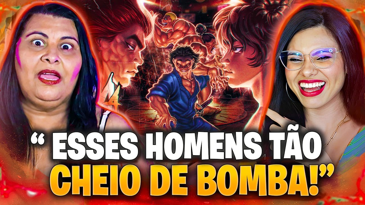 MÃE CRISTÃ ANALISA BAKI!  😱 - Os Cinco Mais Fortes (Baki the Grappler) M4rkim