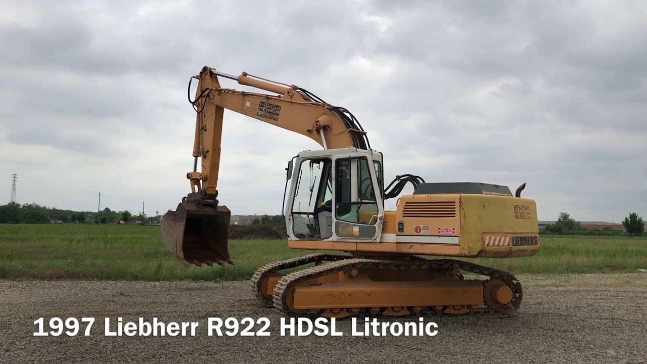 1997 Liebherr R922 HDSL - 28/5/2020 - Ritchie Bros. Italia - Caorso (PC)