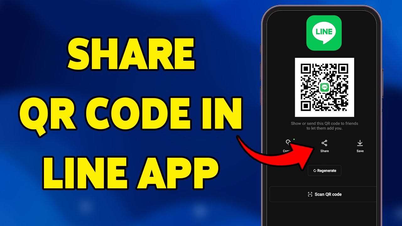 How To Share QR Code In Line App 2025 | Connect With Friends On Line App Using QR Codes