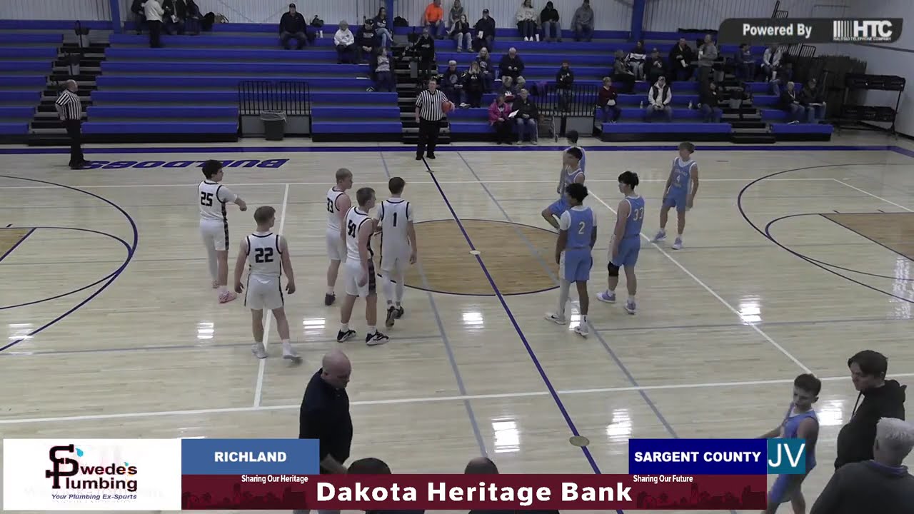 Richland vs Sargent County- North Dakota High School Boys Basketball