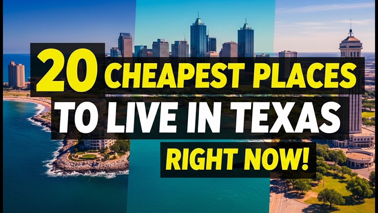 20 Most Affordable Places to Live in Texas in 2026 (You’ll Be Surprised)