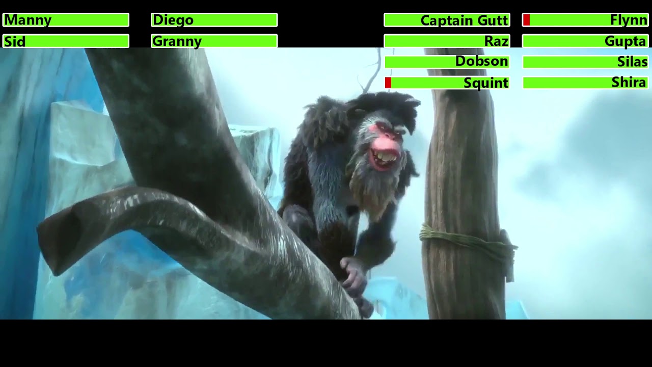 The Herd vs. Pirates (First Fight) with healthbars