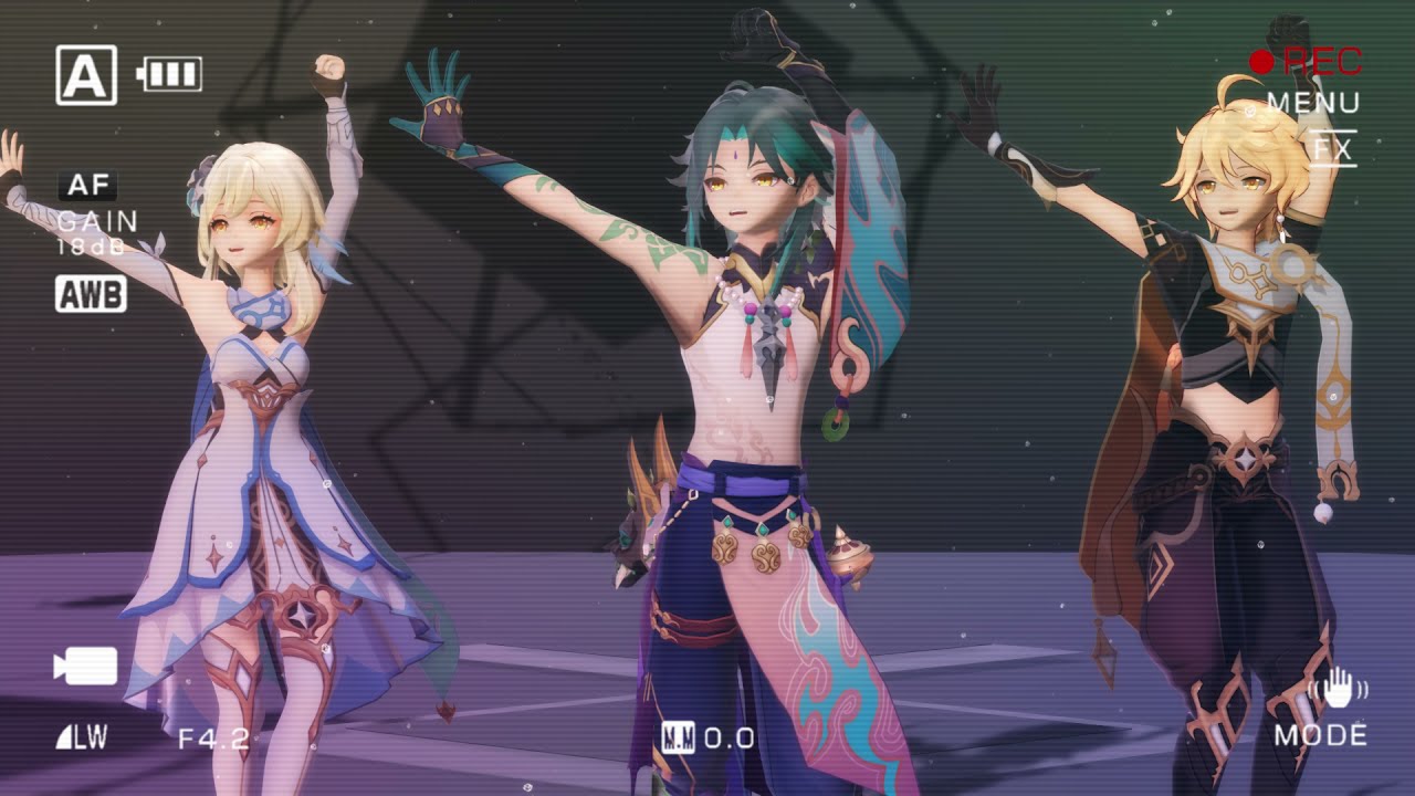 【MMD 原神/Genshin Impact】 Follow The Leader 【Xiao, Lumine, Aether】