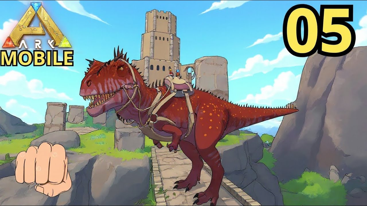 🦖I Tamed the STRONG CARCHA In RAGNAROK (EPIS&Oacute;DIO 5) ARK: Ultimate Mobile Edition