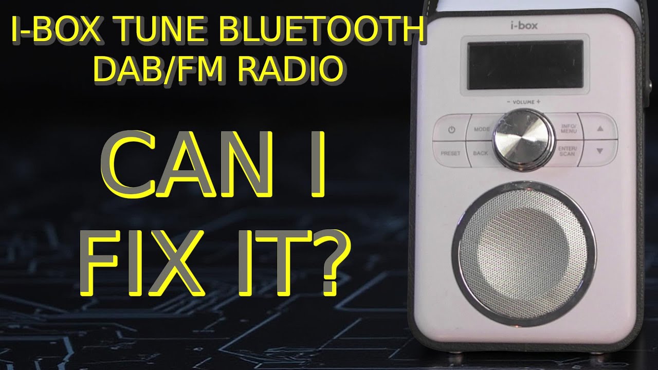i-box Tune DAB/FM Bluetooth radio.  Not charging.  Can I Fix it?