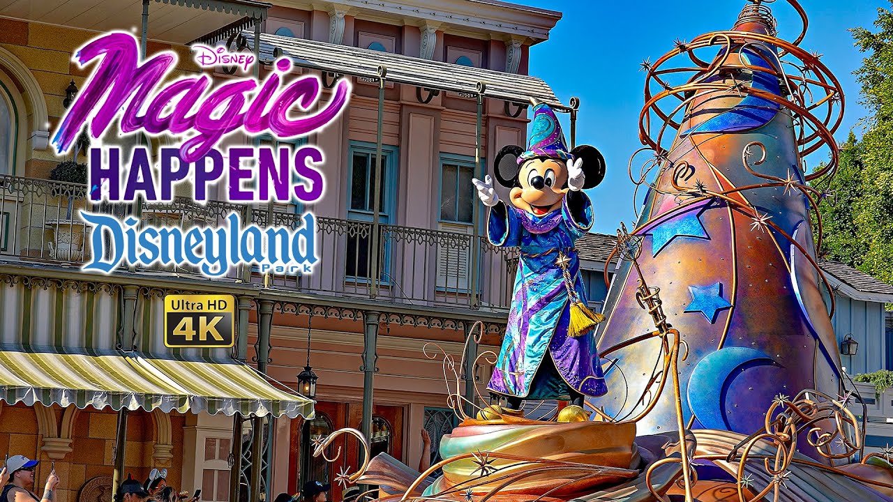 Magic Happens Parade from Main Street USA Complete 4K Disneyland 2024 08 08