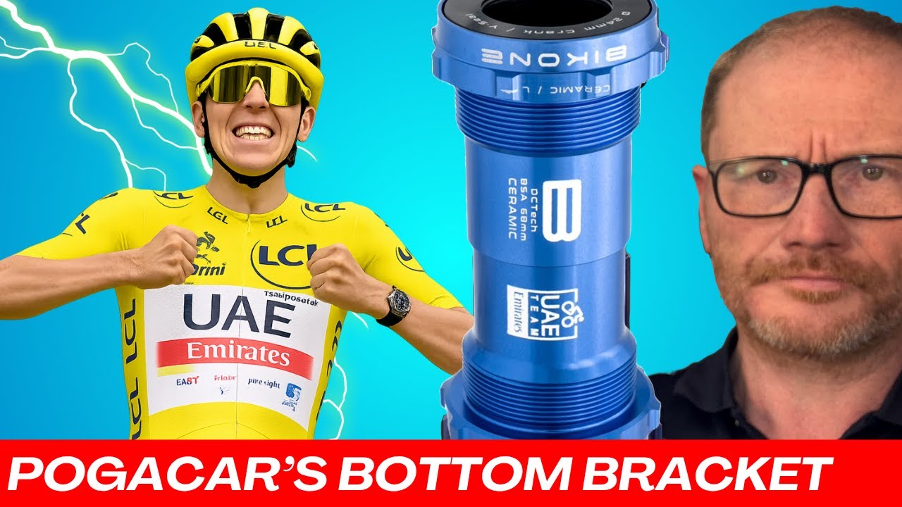 Tadej Pogacar’s Team UAE Ceramic Bottom Bracket - The Bikone DCTech BSA Road