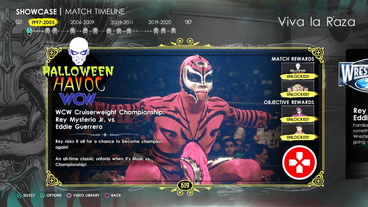 WWE 2K22 Showcase: Rey Mysterio vs. Eddie Guerrero | WCW Halloween Havoc (1997)