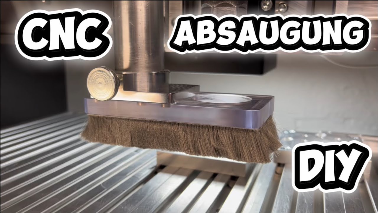 DIY CNC Absaugung mit einstellbarer Z-Achse - zum Selberfräsen
