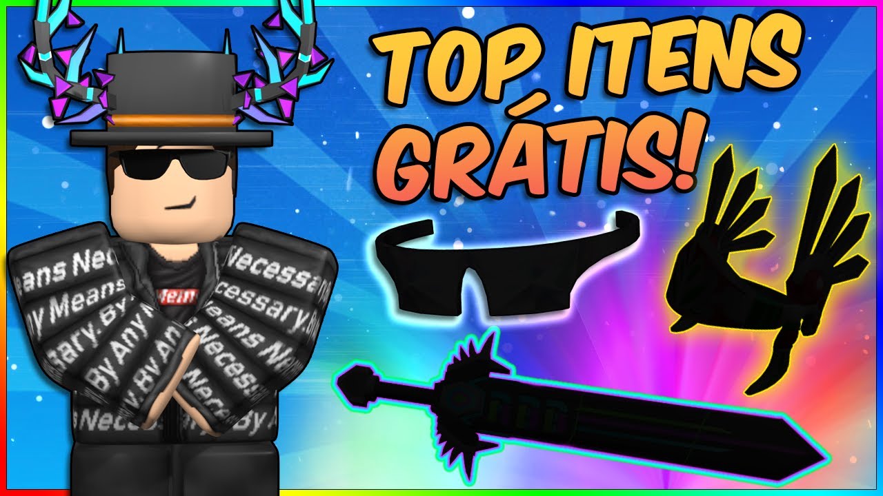 TOP 10 melhores ITENS GRÁTIS do Roblox!