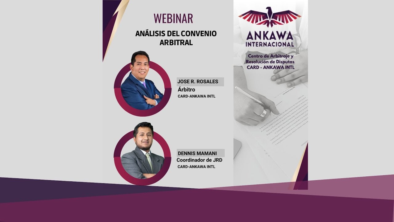 AN&Aacute;LISIS DEL CONVENIO ARBITRAL