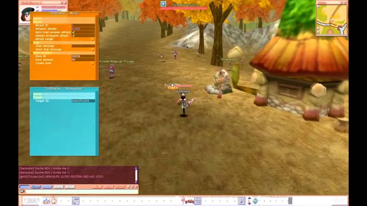 FlyFF Hack Infiltration - Create items on any server and more! [German]