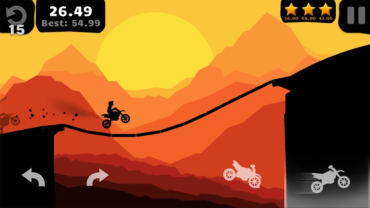 Sunset Racer Mototrial Android gameplay