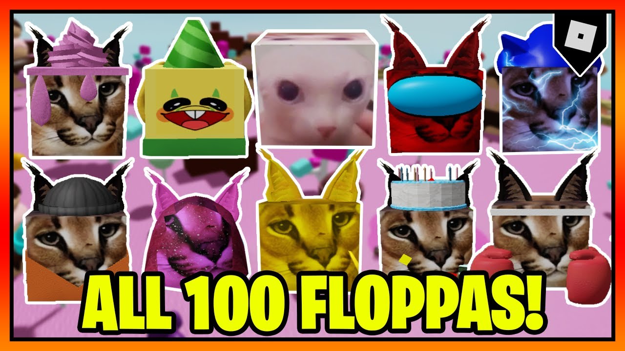 How to get ALL 100 FLOPPA MORPHS in FIND THE FLOPPA MORPHS || Roblox