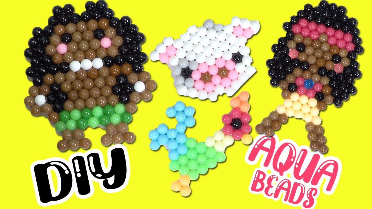 Moana 2 Movie DIY Aquabeads Craft Activity kit! Maui, Hei Hei, Pua
