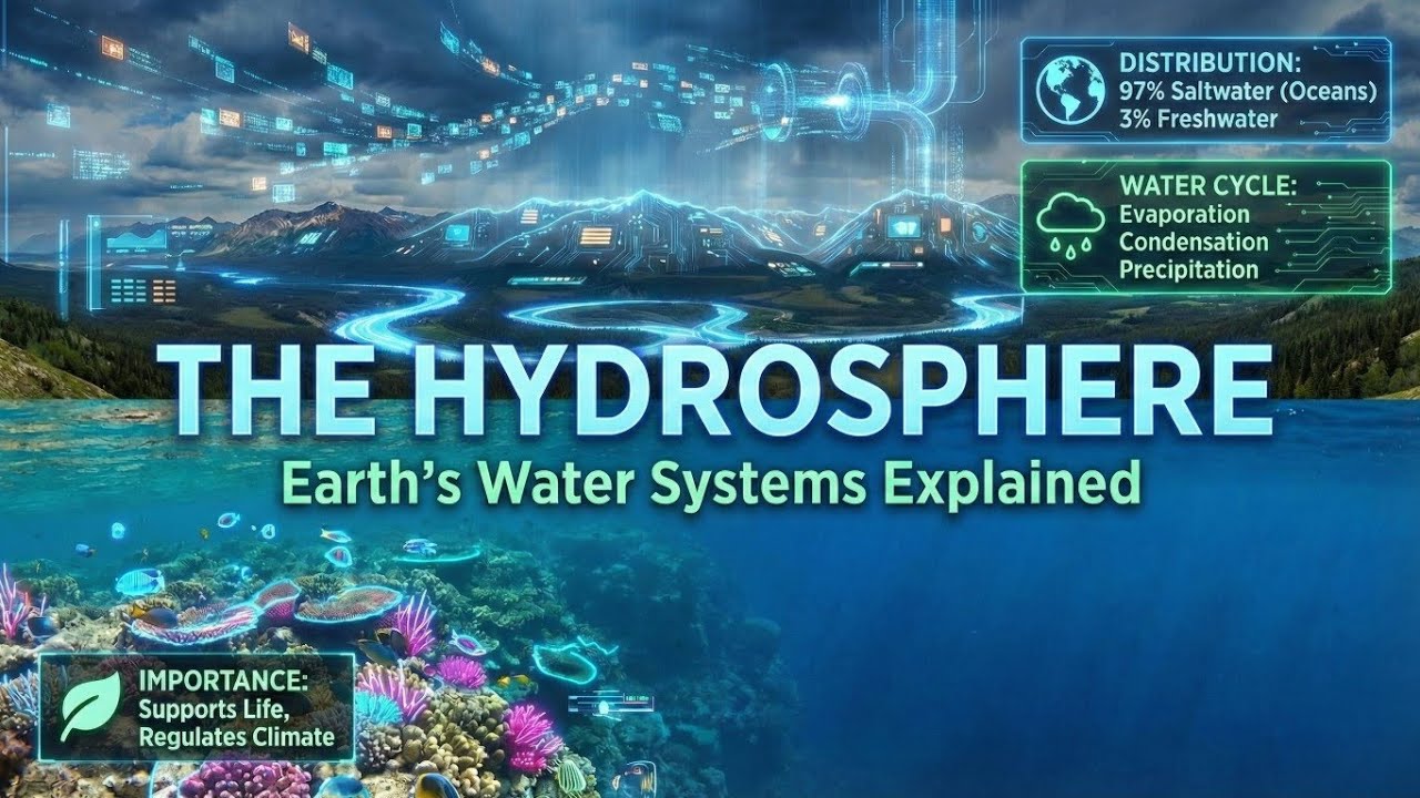 The Hydrosphere: Structure, Composition, and the Water Cycle | Geography NCERT