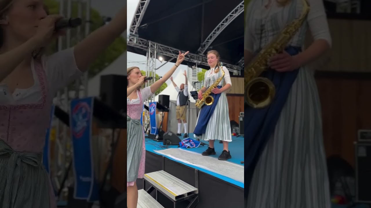 Oktoberfestband DIE KIRCHDORFER® Oktoberfest Tokyo Odaiba 2024 | JAPAN Maria Yaketi Sax