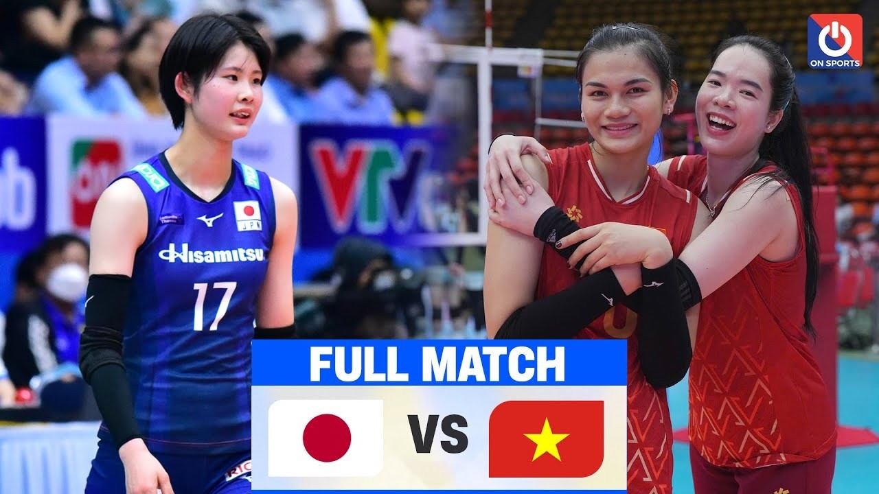 FULL HD | NHẬT BẢN vs VIỆT NAM | Khẩu đại bác Như Quỳnh liên tục bắn phá khiến đối thủ khóc thét