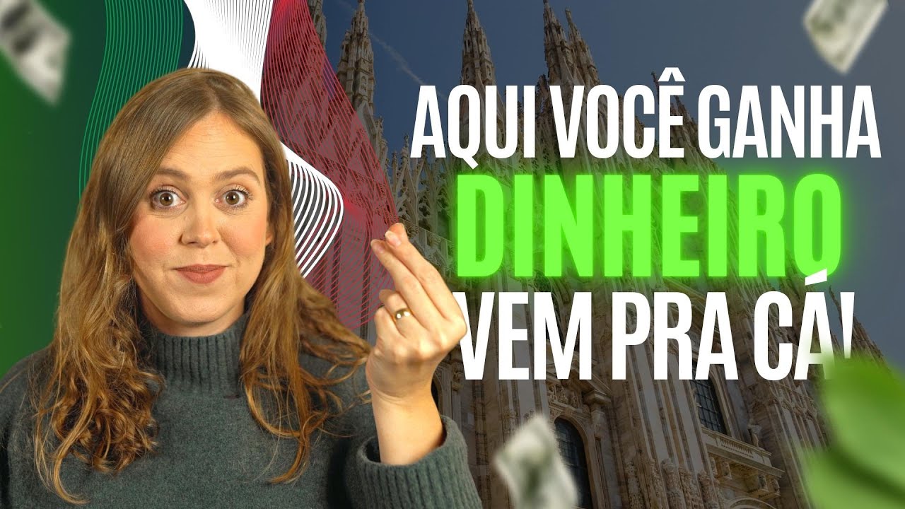 Cidades na Itália onde você GANHA MAIS dinheiro!