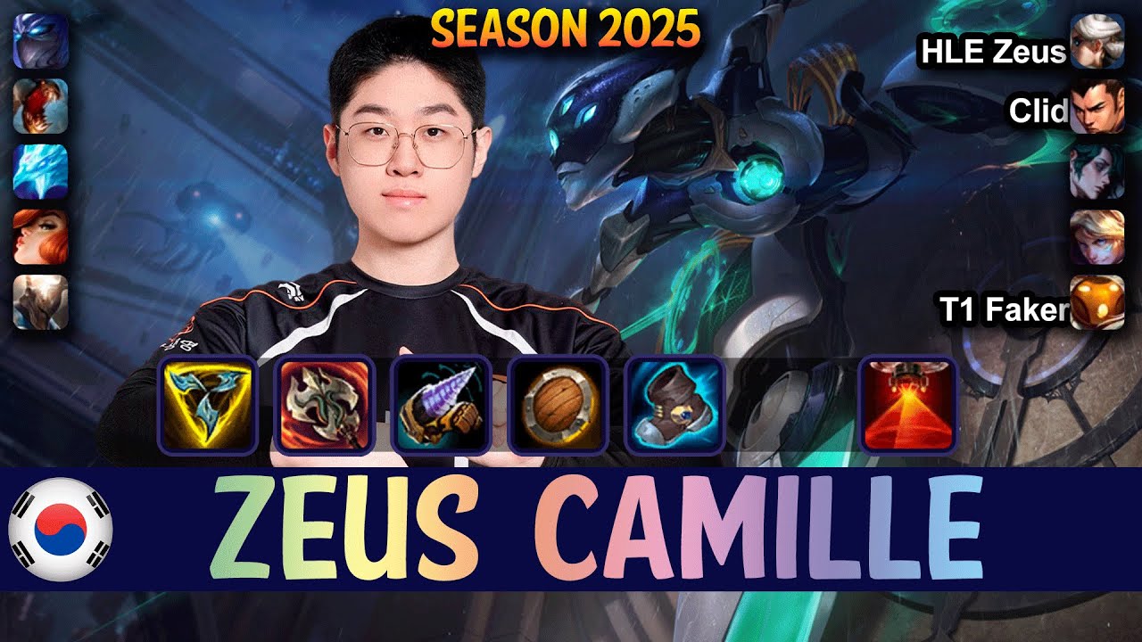 HLE Zeus CAMILLE vs SHEN Top - Patch 25.10 KR Ranked | lolrec