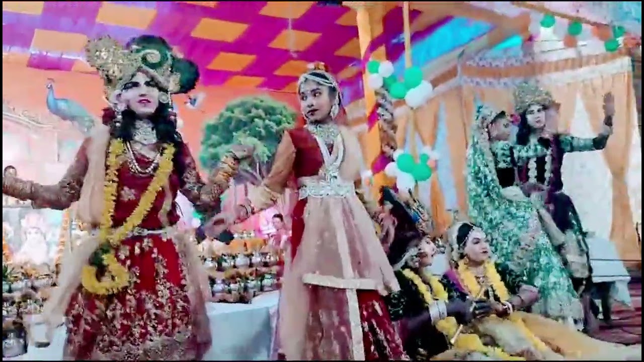 राधा कृष्ण की झांकी सबसे झांकी देव कितनी सुंदर है