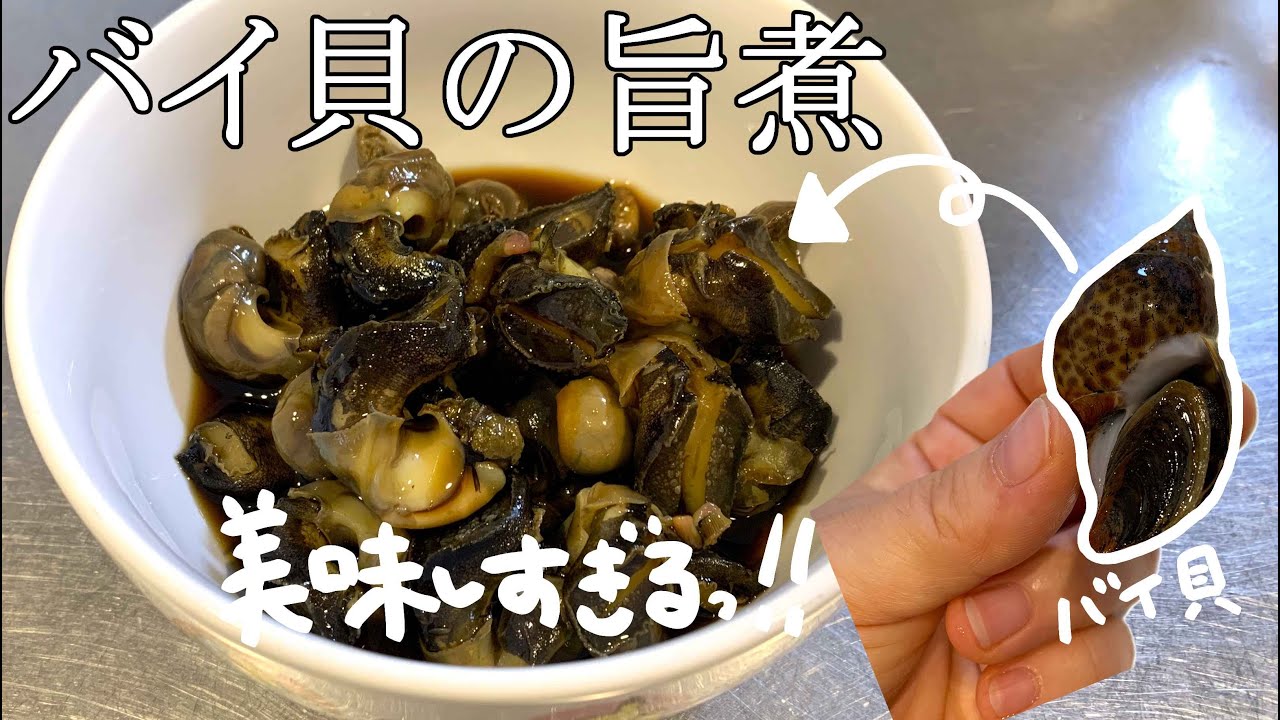 【美味し過ぎ】バイ貝の旨煮お酒のおつまみに🍺