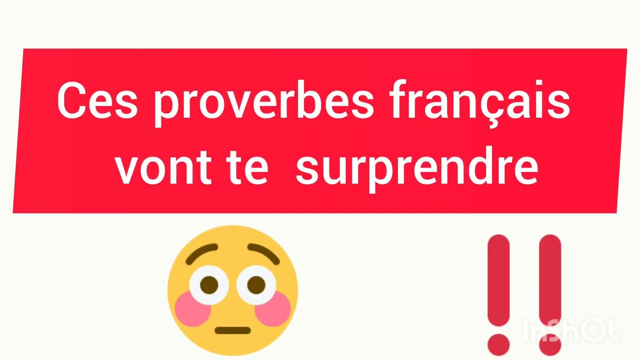 Proverbes français courants 